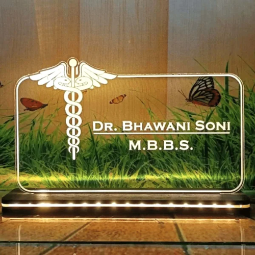 Customized LED Name Lamp Gift For Doctor or Dentist