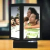 Rotating Photo Frame Lamp with Ambient Lighting