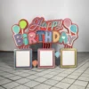 Acrylic Happy Birthday Glitter Photo Frame