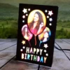 LED Happy Birthday Photo Frame