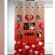 Happy Anniversary Love Theme Printed Curtain Set