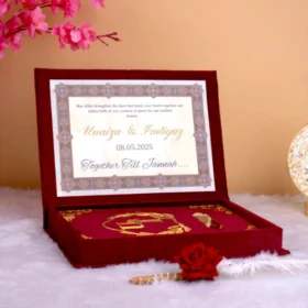 Customized Fur Nikah Gift Box