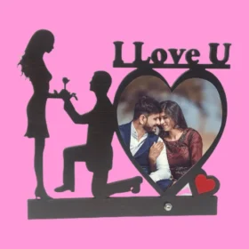 Romantic Proposal Personalized Acrylic Photo Frame